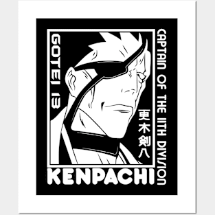 Kenpachi Anime Fanart Posters and Art